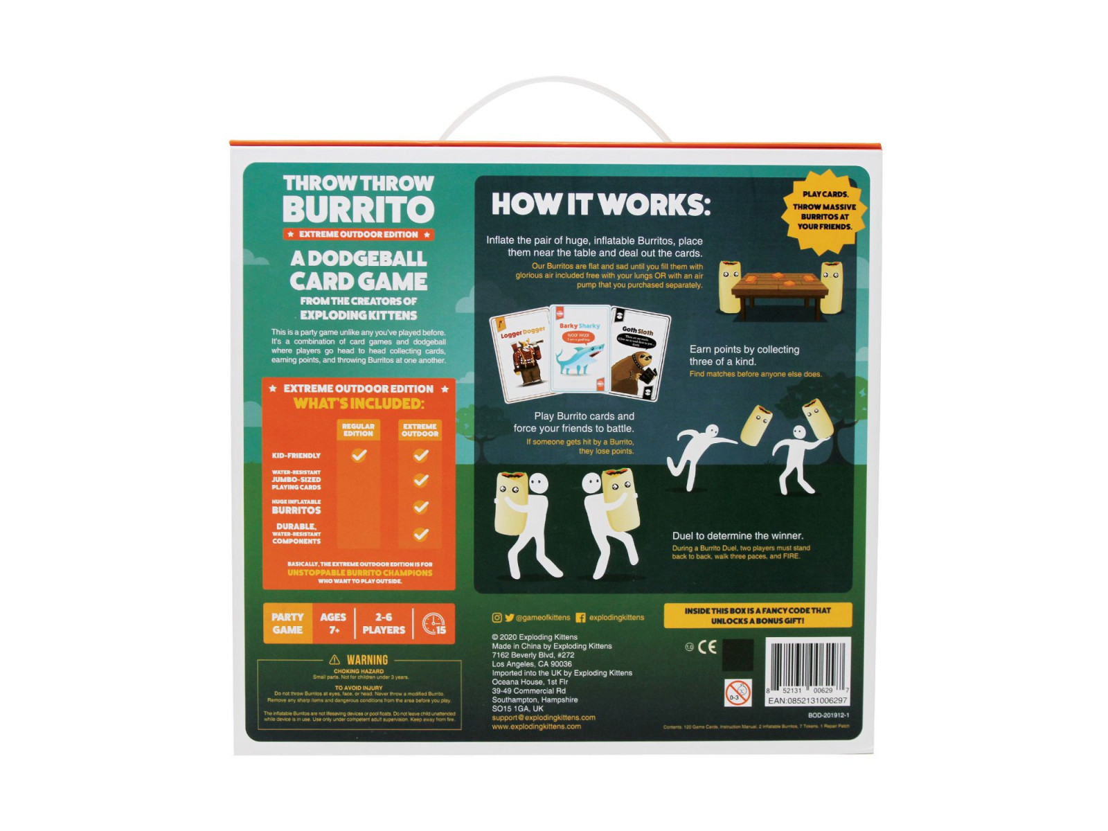 Throw Throw Burrito : Extreme Outdoor Edition